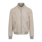 Luxe leren jas in neutrale tinten Tom Ford , Beige , Heren