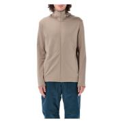 Tech Zip Hoodie Beige Aw24 Peak Performance , Beige , Heren