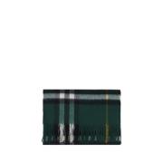 Iconische Geruite Kasjmier Sjaal Franje Rand Burberry , Multicolor , D...