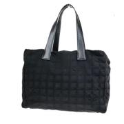 Pre-owned Canvas chanel-bags Chanel Vintage , Black , Dames