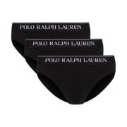 Zwarte ondergoedpak met logodetails Polo Ralph Lauren , Black , Heren