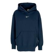 Phoenix Fleece Pullover Hoodie Navy Nike , Blue , Dames