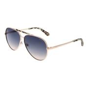 Roségoud Aviator Zonnebril Guess , Yellow , Dames