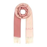 Zachte Roze Cashmere Sjaal Salvatore Ferragamo , Pink , Dames