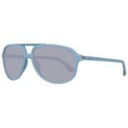 Grijze Aviator Zonnebril Gespiegeld Verloop Police , Gray , Heren