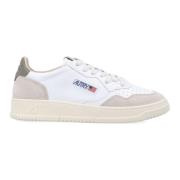 Lage Medalist Sneakers met leren bovenwerk Autry , White , Heren