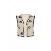 Sunny Gilet Fabienne Chapot , Beige , Dames