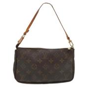 Pre-owned Canvas pouches Louis Vuitton Vintage , Brown , Dames