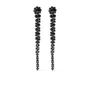 Jet Black Bead Drip Oorbellen Simone Rocha , Black , Dames