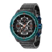 Aviator Heren Quartz Horloge Invicta Watches , Black , Heren