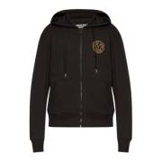 Hoodie Versace Jeans Couture , Black , Heren