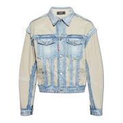 Jas gemaakt van gecombineerde materialen Dsquared2 , Beige , Heren