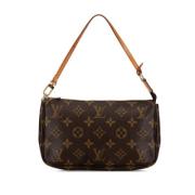 Pre-owned Canvas louis-vuitton-bags Louis Vuitton Vintage , Brown , Da...