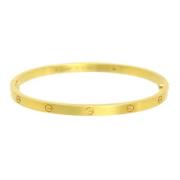 Pre-owned Metal bracelets Cartier Vintage , Yellow , Dames