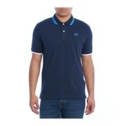 Moderne en elegante polo met korte mouwen La Martina , Blue , Heren