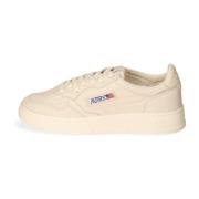 Lage Sneaker van Geitenleer Autry , Beige , Heren