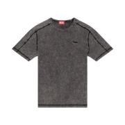 Iconisch Comfortabel T-shirt Diesel , Gray , Heren