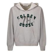 Melange Black Journey Hoodie Golden Goose , Gray , Dames