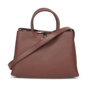 Stijlvolle leren tas met magnetische sluiting Tod's , Brown , Dames