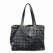 Pre-owned Nylon chanel-bags Chanel Vintage , Black , Dames