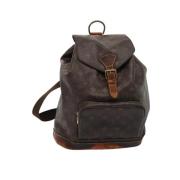 Pre-owned Canvas backpacks Louis Vuitton Vintage , Brown , Dames