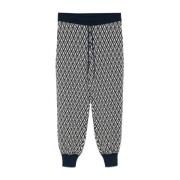 Blauwe Stijlvolle Broek Valentino Garavani , Blue , Dames