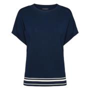 Stijlvolle Maglia Top Elena Mirò , Blue , Dames