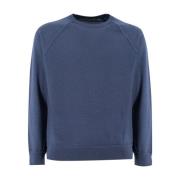 Zuivere wol Raglanmouw Sweater Drumohr , Blue , Heren