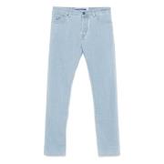 Bard Jeans met Japans stof Jacob Cohën , Blue , Heren