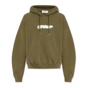 Hoodie Off White , Green , Heren