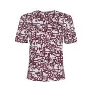 Gestreept T-shirt voor vrouwen Elisabetta Franchi , Multicolor , Dames