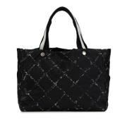 Pre-owned Canvas totes Chanel Vintage , Black , Dames