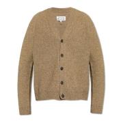 Cardigan met vintage-effect Maison Margiela , Beige , Heren