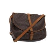 Pre-owned Canvas louis-vuitton-bags Louis Vuitton Vintage , Brown , Da...