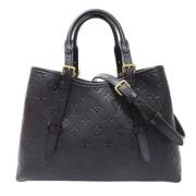 Pre-owned Canvas handbags Louis Vuitton Vintage , Black , Dames