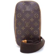 Pre-owned Canvas shoulder-bags Louis Vuitton Vintage , Brown , Dames