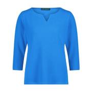 Stijlvolle lange mouw top shirt Betty Barclay , Blue , Dames