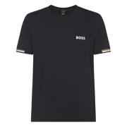 Zwarte T-shirts en Polos Tee MB Boss , Black , Heren