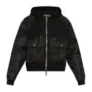 Jas gemaakt van gecombineerde materialen Dsquared2 , Black , Heren