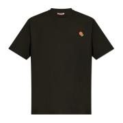 T-shirt met logopatch Kenzo , Black , Heren