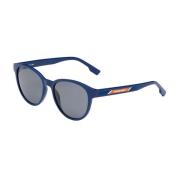 Blauwe Injectieframe Zonnebril voor Vrouwen Lacoste , Blue , Dames