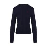 Julianna Lange Mouw Pullover Ralph Lauren , Blue , Dames