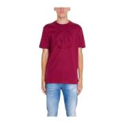 Premium katoenen T-shirt collectie Armani Exchange , Red , Heren