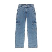 Cargo Jeans Lee , Blue , Dames