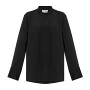 Zijden overhemd Jil Sander , Black , Dames