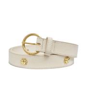 Studded Zonne Riem Fabienne Chapot , White , Dames