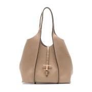 Beige Handtas voor Vrouwen Tod's , Beige , Dames