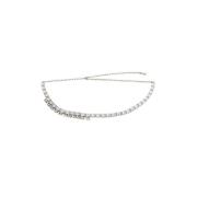 Diamantgeslepen riem Patrizia Pepe , White , Dames