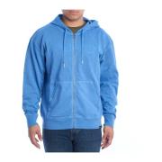 Hoodie met rits La Martina , Blue , Heren