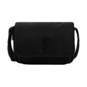 Nylon Avignon Tas Saint Laurent , Black , Dames